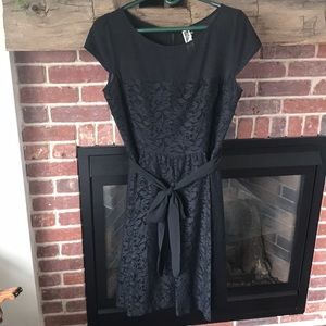 Black lace dress